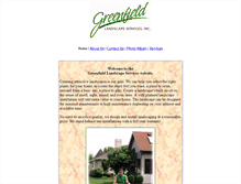 Tablet Screenshot of greenfieldlandscape.com